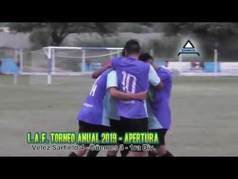 Velez 4 - Güemes 3 (LAF - Apertura 2019) - fecha 2
