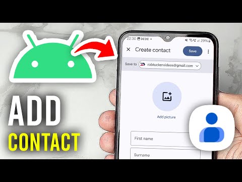 How To Add Contact To Android Phone - Full Guide