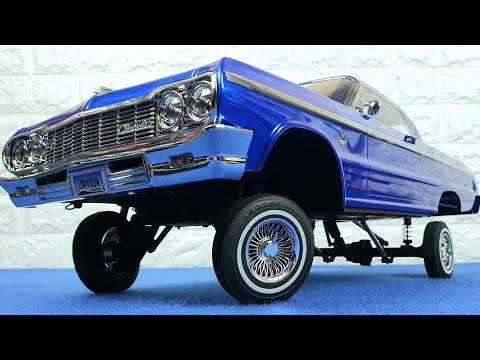Unboxing Test Redcat Rc Lowrider Sixty Four Chevrolet Impala SS 1964 Hopping Jevries Chevy Car Blue