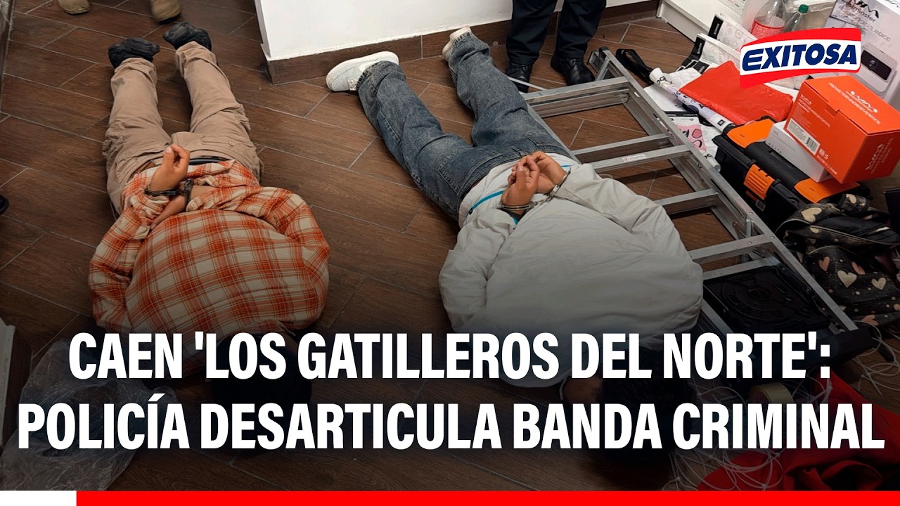 🔴🔵 Policía captura a "Los Gatilleros del Norte" banda es acusada de tenencia ilícita de armas