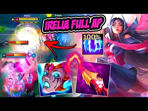 IRELIA AP COM 100% DE REDUÇÃO DE DANO !! - LEAGUE OF LEGENDS
