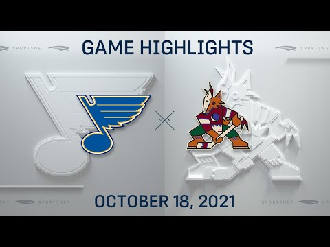 NHL Highlights | Blues vs. Coyotes - Oct. 18, 2021
