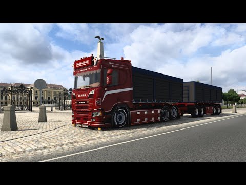 | 4K | ETS2 MOD TEST 1.46 - Scania R500 Tandem Truck Night Flyers