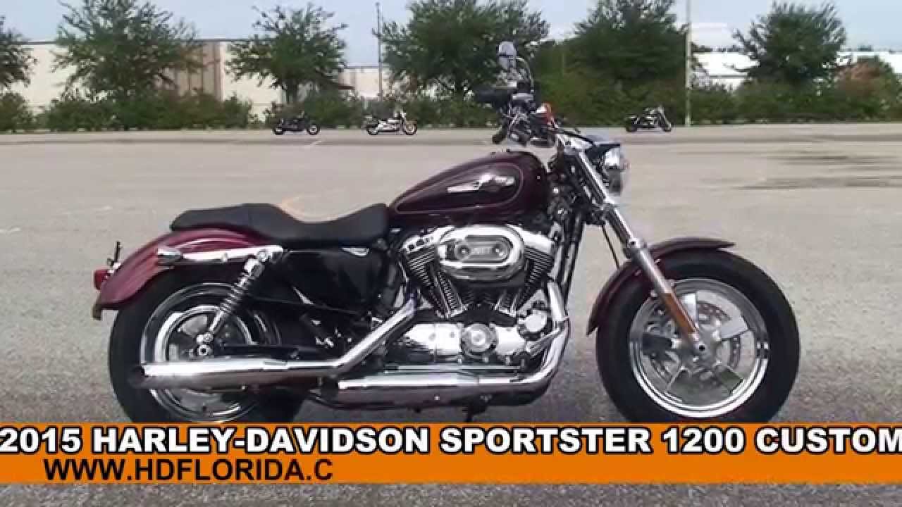 New 2015 Harley Davidson XL1200C Sportster 1200 Custom Motorcycles for sale
