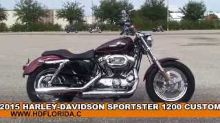 New 2015 Harley Davidson XL1200C Sportster 1200 Custom Motorcycles for sale