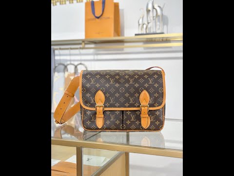 Louis Vuitton Satchel Messenger Bag M14723 Monogram Canvas