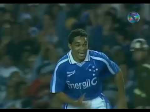 Final da Libertadores - 1997 - Cruzeiro 1 x 0 Sporting Cristal - Gol ⚽ (20)Elivélton (Globo 📺).