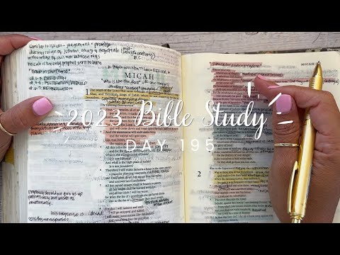 Study the Bible in One Year: Day 195 Micah 1-7