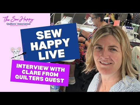 Interview with Clare from Quilters Quest featuring the SewEzi Sewing Machine Tables