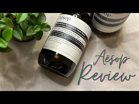 REVIEW: Aesop Resurrection Aromatique Hand Wash and Balm
