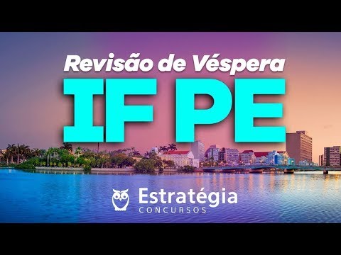 Revisão de Véspera: Raciocínio Lógico para IF PE
