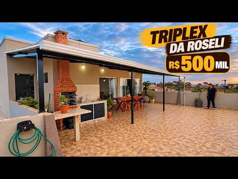 (INDISPONÍVEL) TRIPLEX DA ROSELI VISTA PANORÂMICA 6 QUARTOS R$ 500 MIL WHATS DELA 43 99822-2117