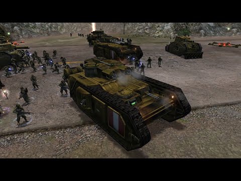 Death Korps of Krieg vs Necrons - Survival - Unification Mod - Warhammer 40K Dawn Of War Soulstorm