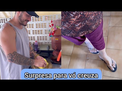 Gustavo Tubarão gave air conditioning to Dona Creuza.