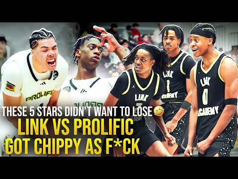 Prolific Prep vs Link Academy GOTYx2. Aj Dybansta CRASHED out in triple overtime?