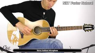 Video thumbnail for Eko Guitars NXT Parlor Natural - Audio Test by Eko Guitars Official Youtube Channel