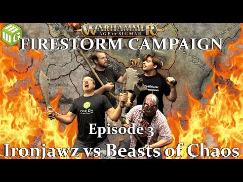 Ironjawz vs Beasts of Chaos Age of Sigmar Firestorm Campaign Game 3