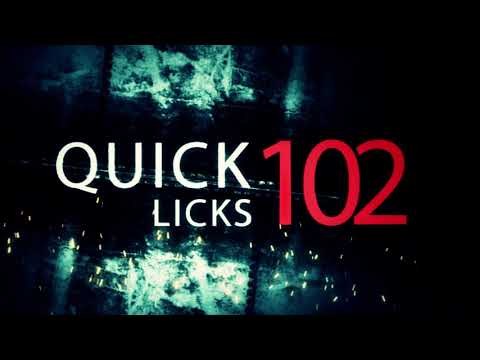 Quick Licks #102 - Pentatonic/Open String/Double Hammer