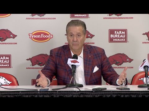 John Calipari Postgame Press Conference – Arkansas 108, South Carolina 74
