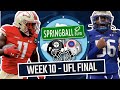 UFL FINAL | Week 10 Highlights, Takeaways, Rankings | Springball Boulevard