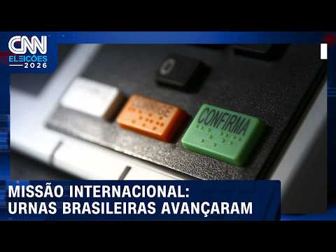 Missão internacional destaca avanço tecnológico das urnas brasileiras | CNN ELEIÇÕES