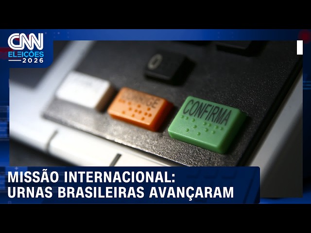 Missão internacional destaca avanço tecnológico das urnas brasileiras | CNN ELEIÇÕES