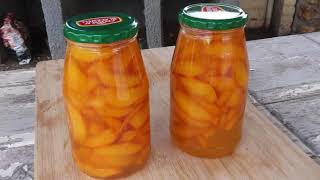 Canned Peaches/ How to can peaches/peaches in syrup