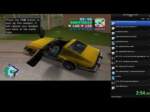 GTA Vice City glitchless 100% walkthrough - part 0 - Introduction and drive-by ammo locations