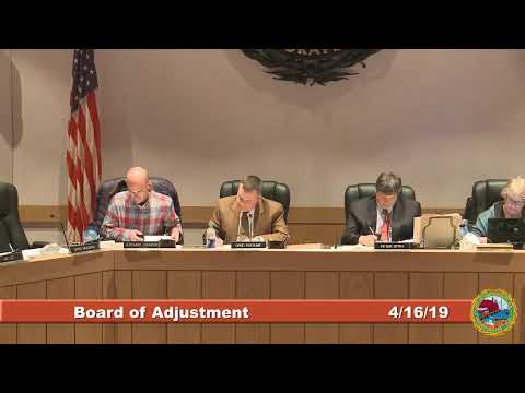 Board of Adjustment 4.16.2019
