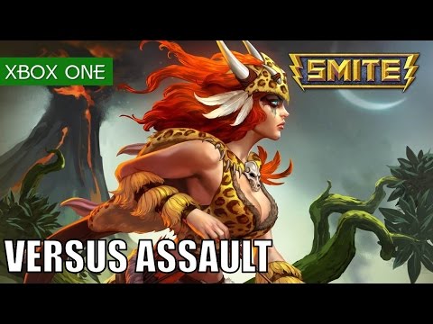 SMITE Xbox One Gameplay Versus Assault as Artemis - A quick counter team offensive