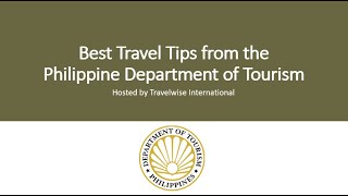 Best Travel Tips from the Philippine Department of Tourism