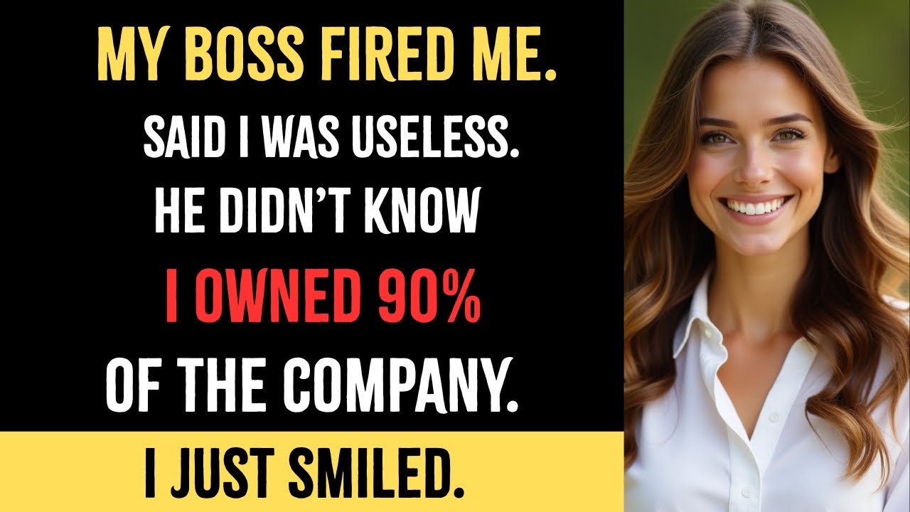 He Called Me “Useless” and Fired Me. He Didn’t Know I Controlled the Entire Company.
