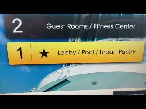 Bad Take: Touchscreen ThyssenKrupp Synergy Elevators @ Aventura Hotel Universal Orlando Florida