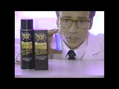 Black Flag Roach Ender 04 88 80s Commercials