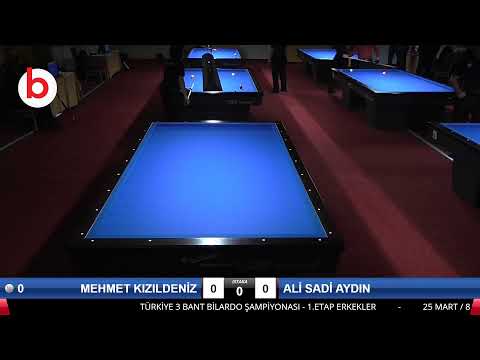 GÖKAY TAZEGÜL & SALİH ZEKİ FETTAHOĞLU Bilardo Maçı - 2021 1.ETAP ERKEKLER-6.TUR