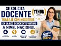 TRABAJE CON NOSOTROS COMO DOCENTE VIRTUAL