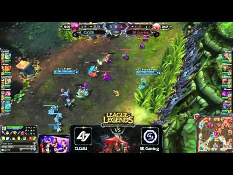 Runda 1 : CLG.eu vs SK - Mecz 1 - LoL ECC: Poland, Warszawa 28-29.07.2012