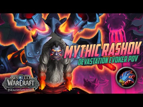 10.1 PTR - Mythic Rashok, the Elder Raid Testing | Evoker DPS | Aberrus, the Shadowed Crucible