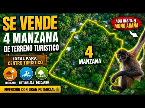 Se vende 4 manzana en zona Turística en Puerto El Triunfo Usulutan El Salvador. 