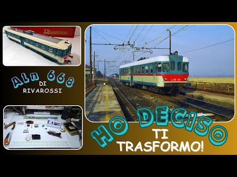LOCOMOTORE H0 RIVAROSSI  ALn 668 FS  - DIGITALIZZAZIONE PASSO - PASSO