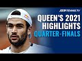Berrettini Battles Evans; Shapovalov Faces Tiafoe  | Queen's 2021 Quarter-Final Highlights