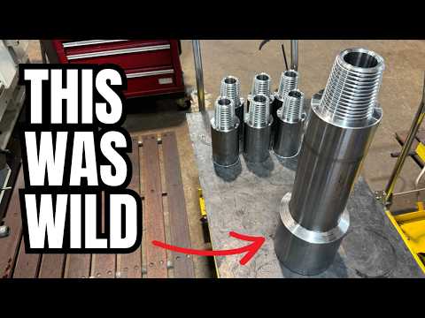 Deep Drilling a GIANT Crossover Sub (Mistakes Were Made!)