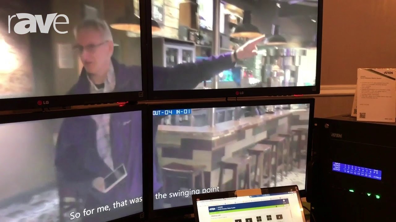 E4 AV Tour: ATEN Features the VM3200 32x32 Modular Matrix Switcher