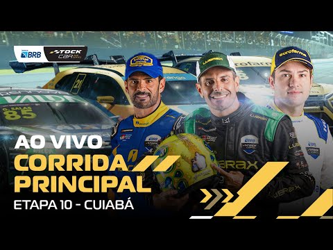 STOCK CAR BRB 2025 AO VIVO | 10ª ETAPA - CORRIDA PRINCIPAL | CUIABÁ, MT