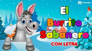 Mi Burrito Sabanero con letra, El Burrito de Bélen, Villancicos Musica Navideña, Feliz Navidad, kids