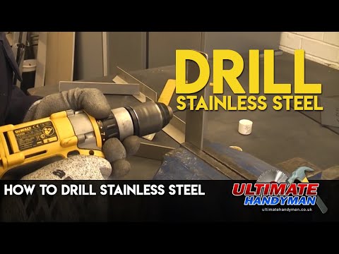 How to drill stainless steel