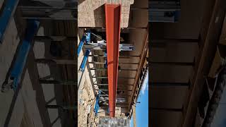 Preview of Demolition works and installation of steel beam.