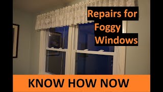 Repair Options for Foggy Thermal Double Pane Windows