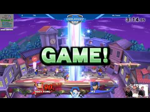 Onslaught 105 - Loser's Quarters: Mr. Freeze (Ike/Bowser) vs TRL (Diddy Kong/Captain Falcon)
