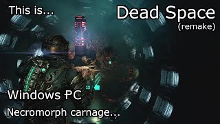 This is The Dead Space - remake for Windows PC